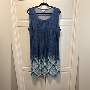 Avenue Plus Size Dress Size Women’s 18/20 Color Blue